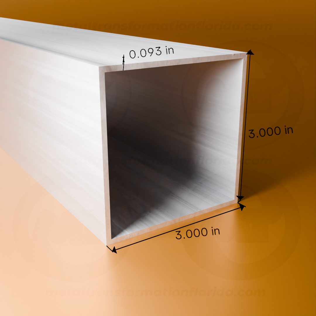SQ. TUBE 2 X 2 X .250 X 24'